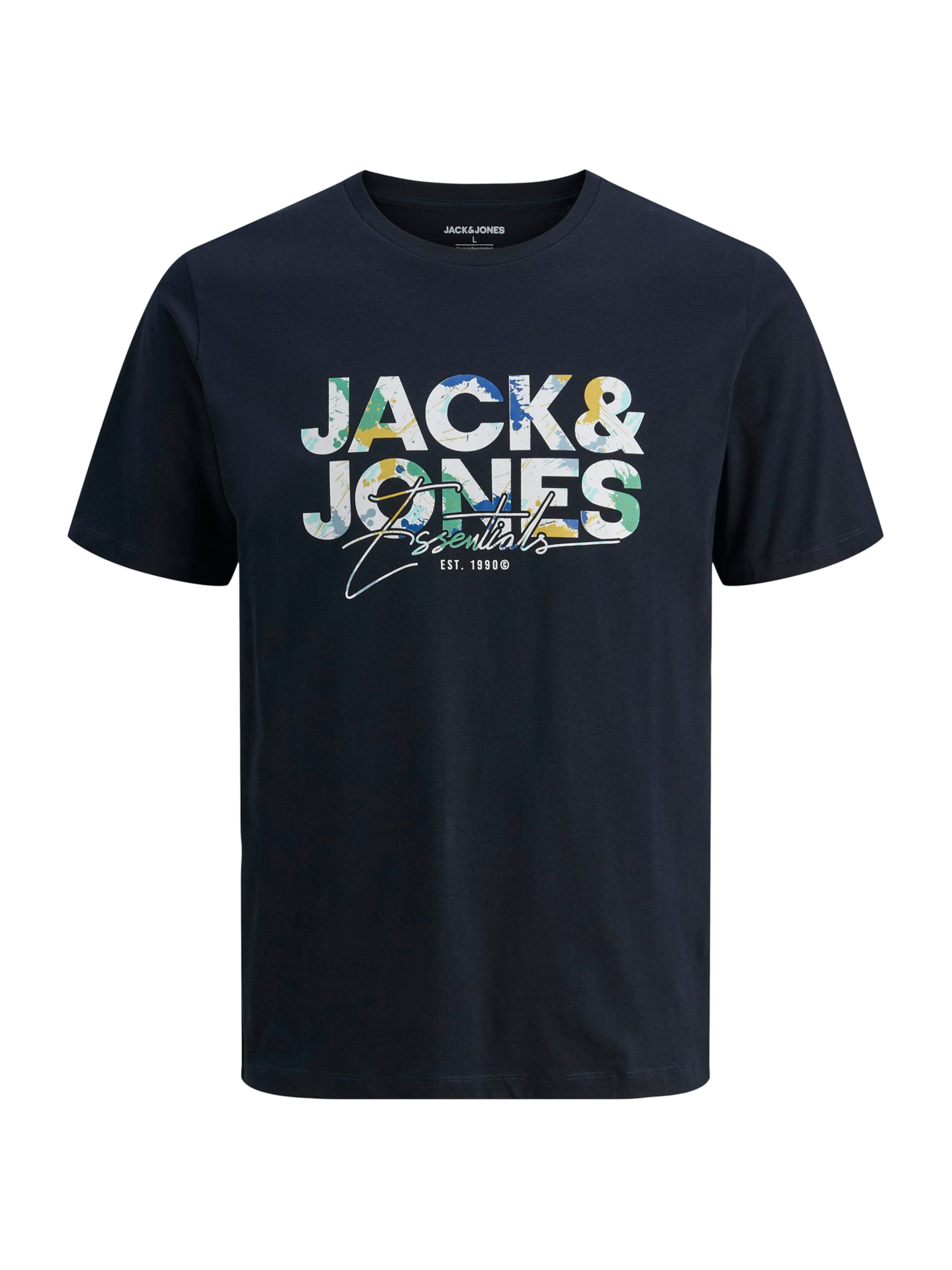 JACK & JONES Shirt 'Geplas' in Blue: front