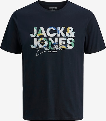 JACK & JONES T-Shirt 'Geplas' in Blau: Vorderseite