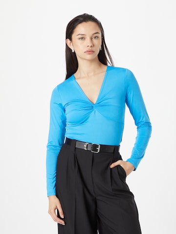 Gina Tricot - Camisa 'Party' em azul: frente