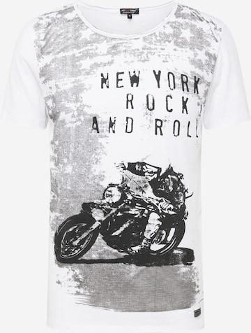 Key Largo Bluser & t-shirts 'CAFE RACER' i hvid: forside