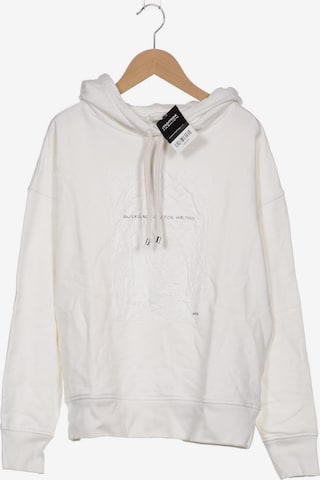 BOSS Black Sweatshirt & Zip-Up Hoodie in L in White: front