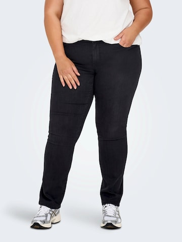 ONLY Carmakoma Skinny Farkut 'CARHIRIS' värissä musta: etupuoli