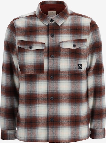 CHASIN' Regular fit Overhemd 'Stryke Bolt' in Bruin: voorkant