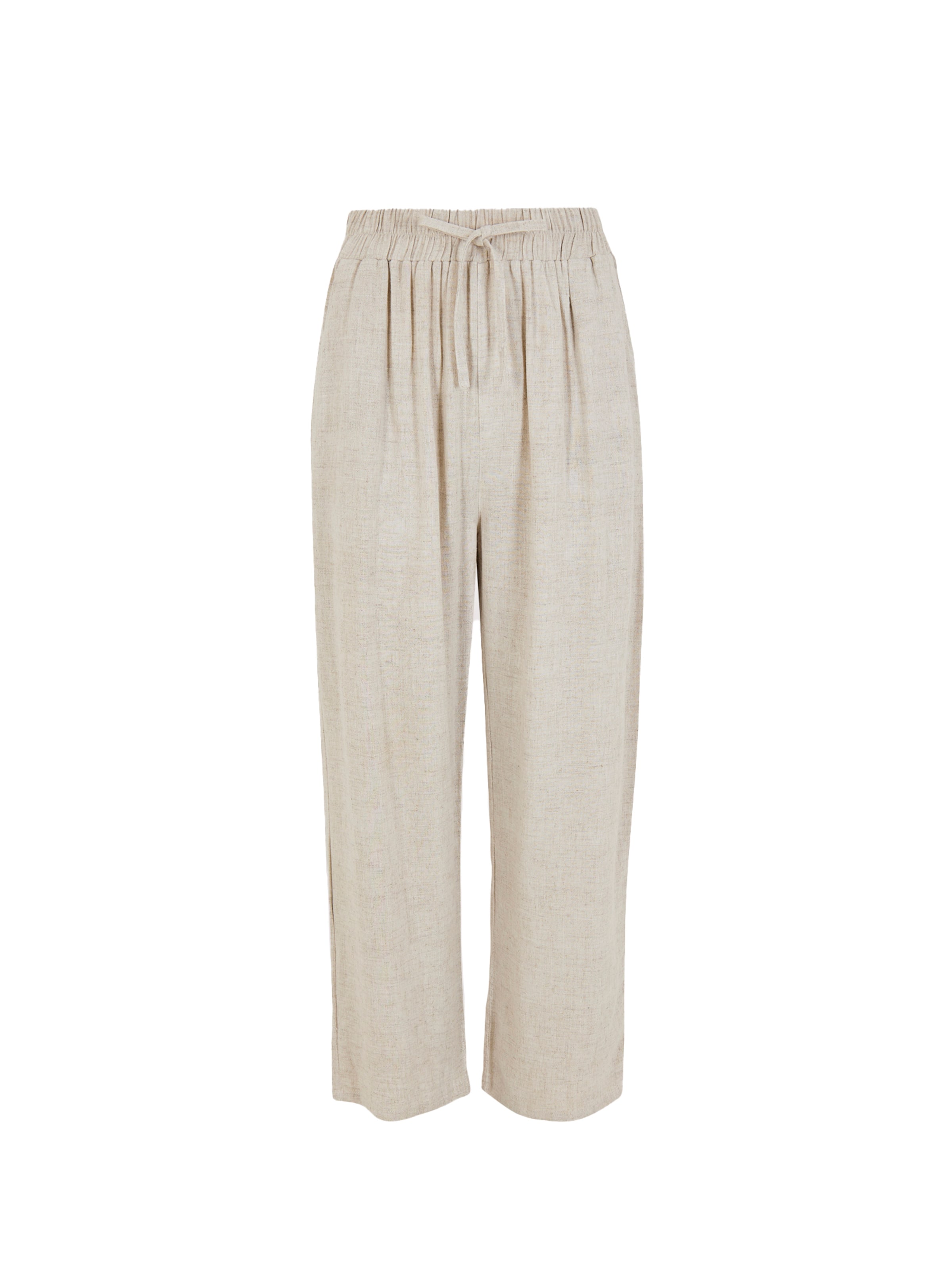 Apricot Regular Hose 'Palazzo' in Grau: Vorderseite