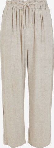 Regular Pantalon 'Palazzo' Apricot en gris : devant