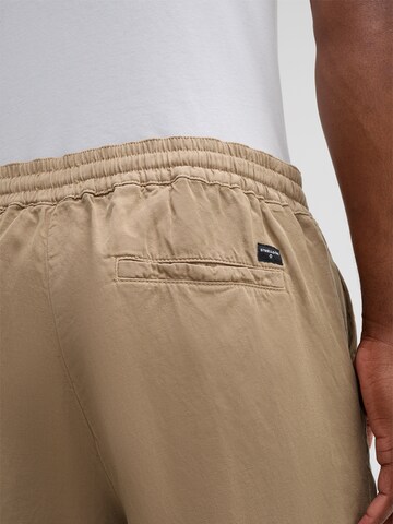 STRELLSON Loosefit Shorts 'Kaji' in Braun