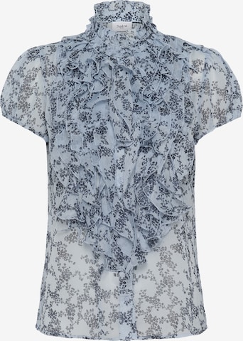 SAINT TROPEZ Bluse 'SZLilja' in Blau: Vorderseite