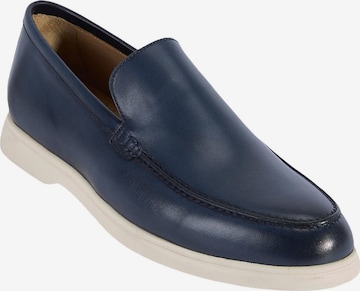 Desa Instappers 'Schnürschuhe' in Blauw: voorkant