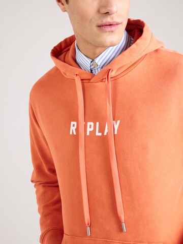 REPLAY Majica | oranžna barva