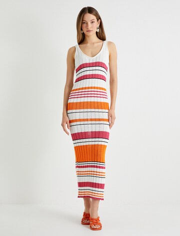 Koton Knit dress in White: front