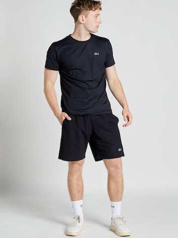 SPORTKIND Regular Workout Pants 'Performance Shorts' in Black