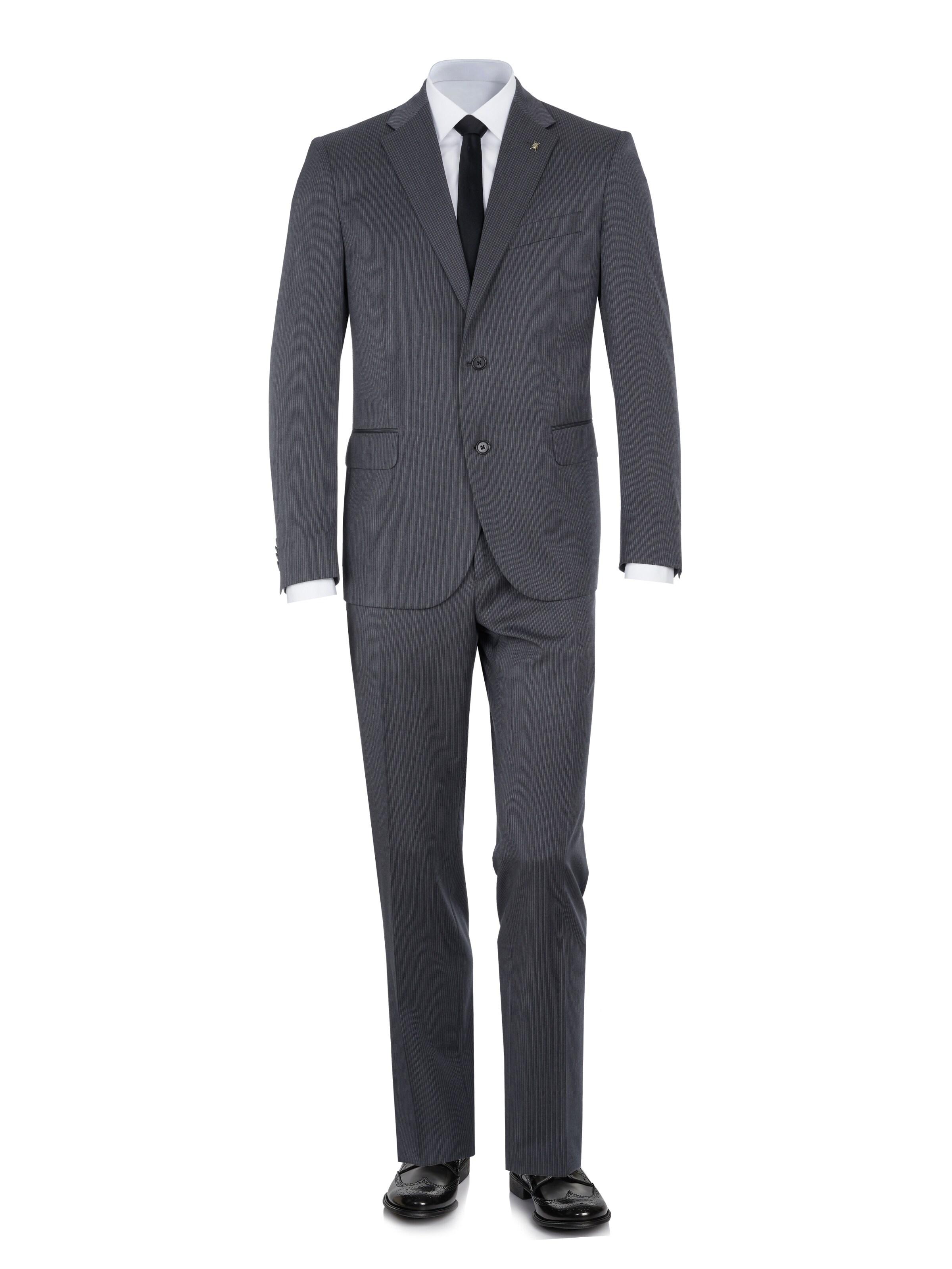 Corneliani Regular Suit 'Corneliani Anzug' in Grey: front
