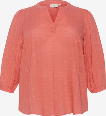 KAFFE CURVEBluza 'Jolana' - crvena boja: prednji dio