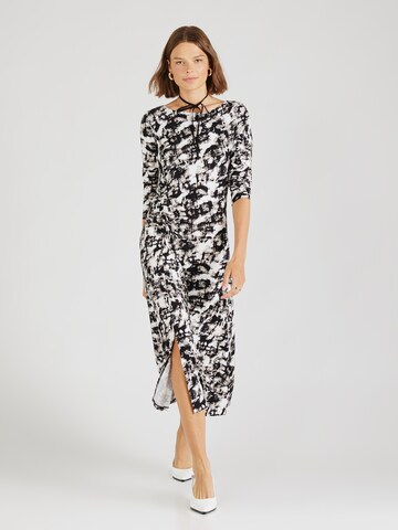 TAIFUN Dress 'Gewirke' in Black: front