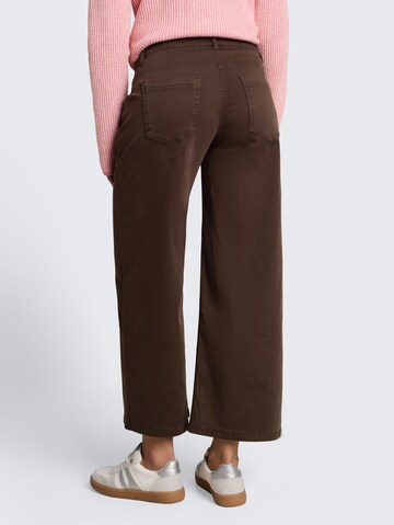 TOM TAILOR Loose fit Pants in Brown