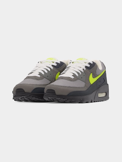 Nike Sportswear Trainers 'Air Max 90' in Dark grey / Light green / Black, Item view
