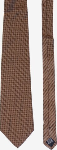 Jean Louis Scherrer Seiden-Krawatte One Size in Braun: predná strana