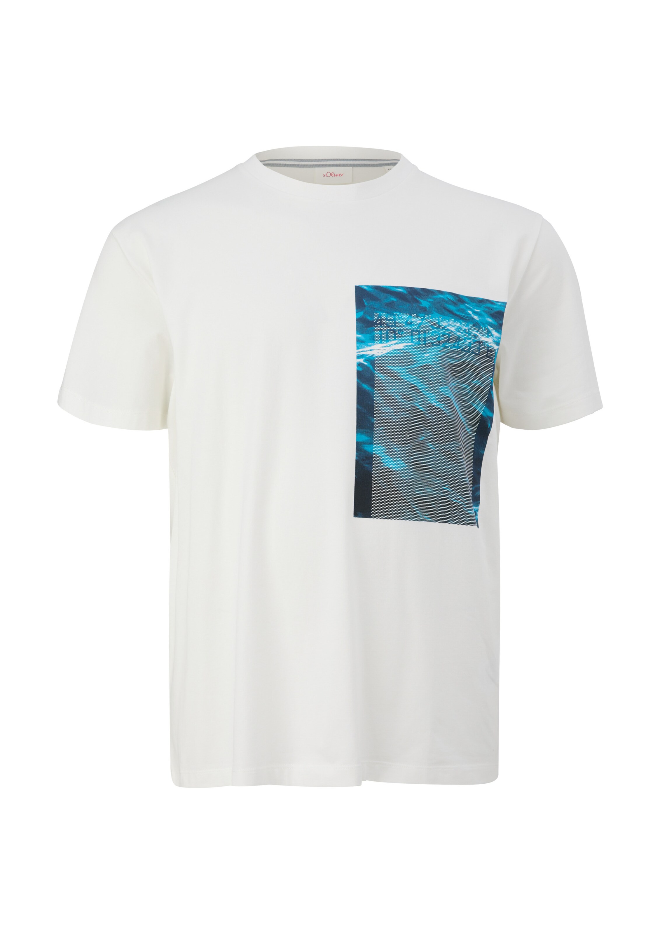 s.Oliver Men Big Sizes Shirt in White: front