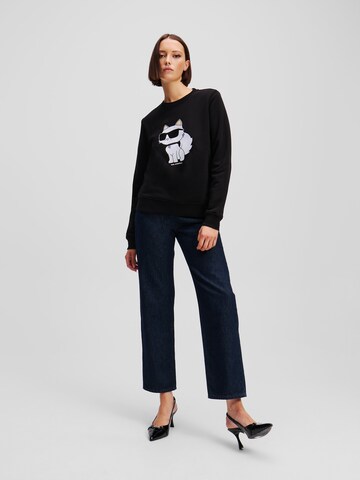 Karl Lagerfeld Sweatshirt 'Ikonik 2.0 Choupette' i sort