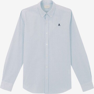 Chemise 'New Oxford' Scalpers en bleu : devant