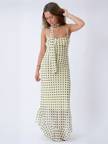 Robe ' Bellagio ' ITS MAY en marron : devant