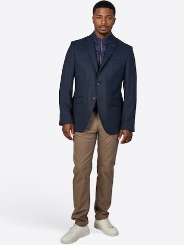 PIERRE CARDIN Slim fit Business-colbert 'Lucas' in Blauw