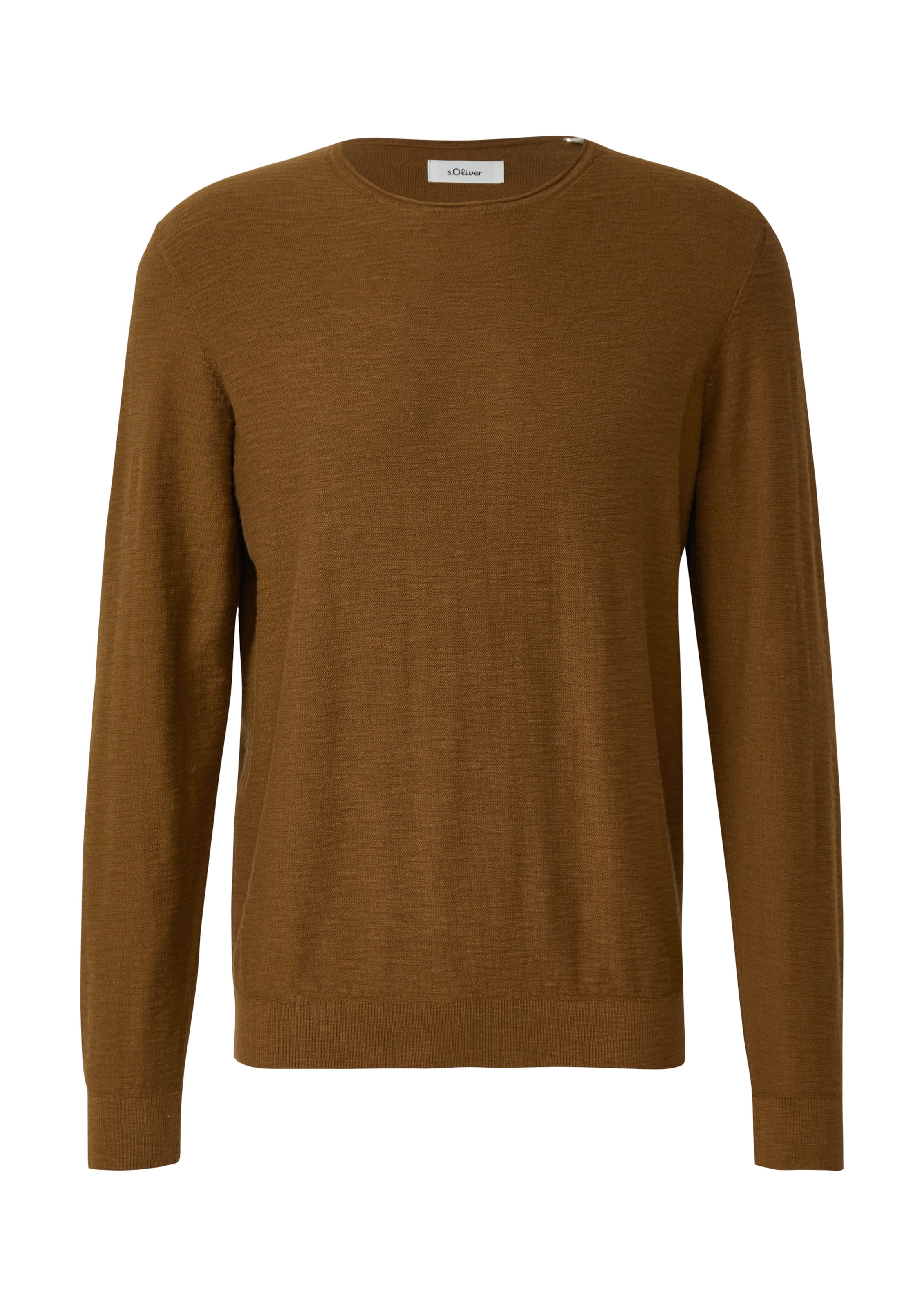 s.Oliver Pullover in Braun: Vorderseite