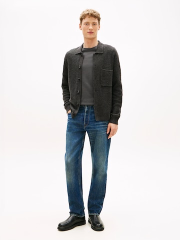 Vestes en maille TOMMY HILFIGER en gris