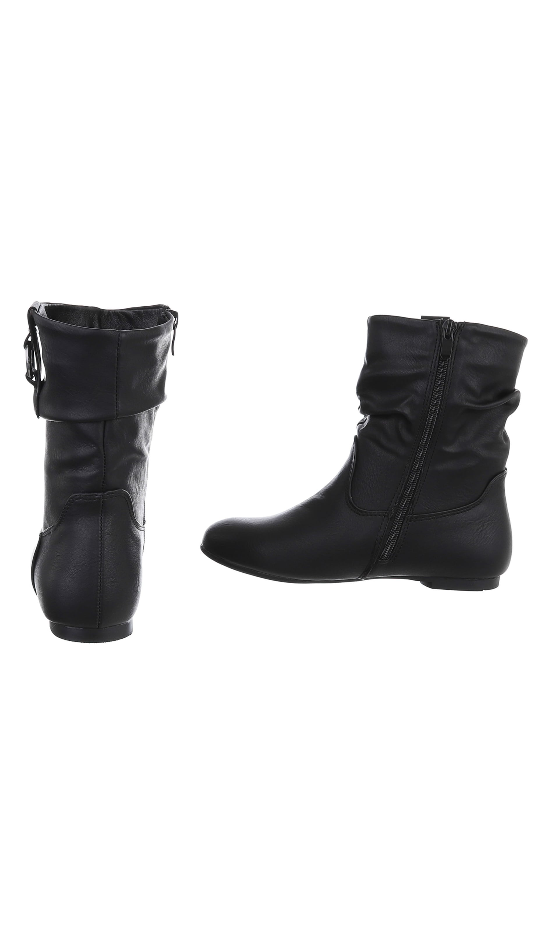 Ital-Design Stiefelette in Schwarz