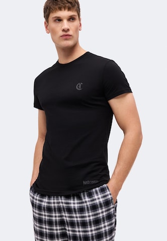 Maiou de la Just Cavalli pe negru: față