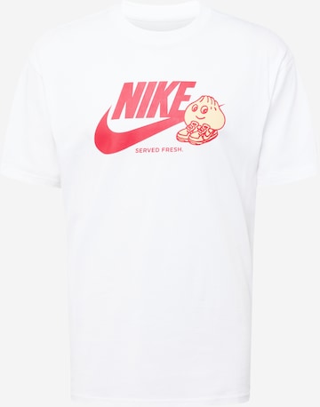 Tricou de la Nike Sportswear pe alb: față