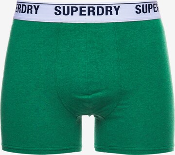 Superdry Boxershorts in Groen: voorkant