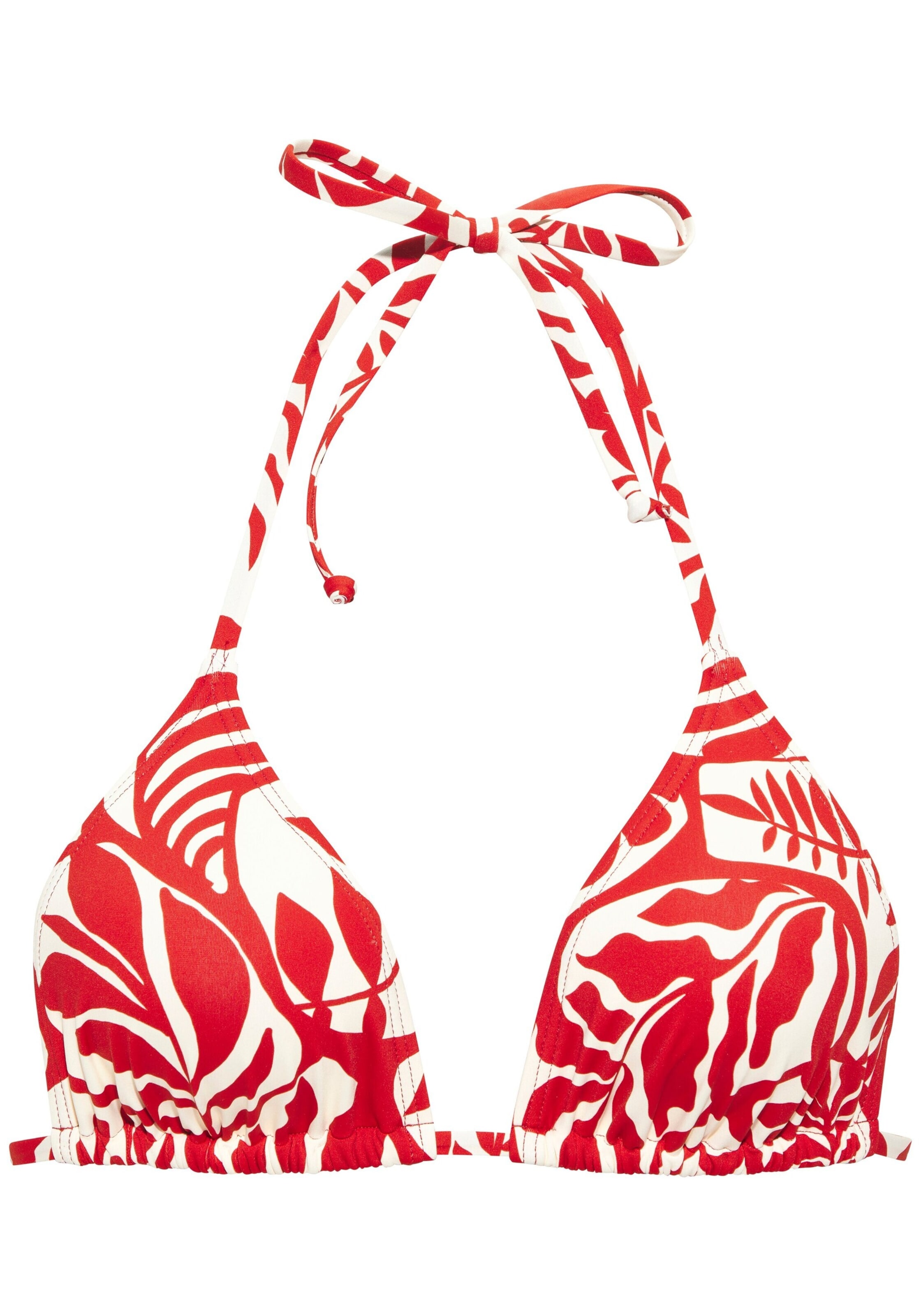 BUFFALO - Triángulo Top de bikini en rojo: frente