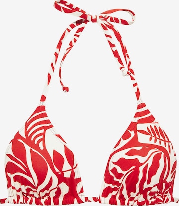 Triangle Hauts de bikini BUFFALO en rouge : devant