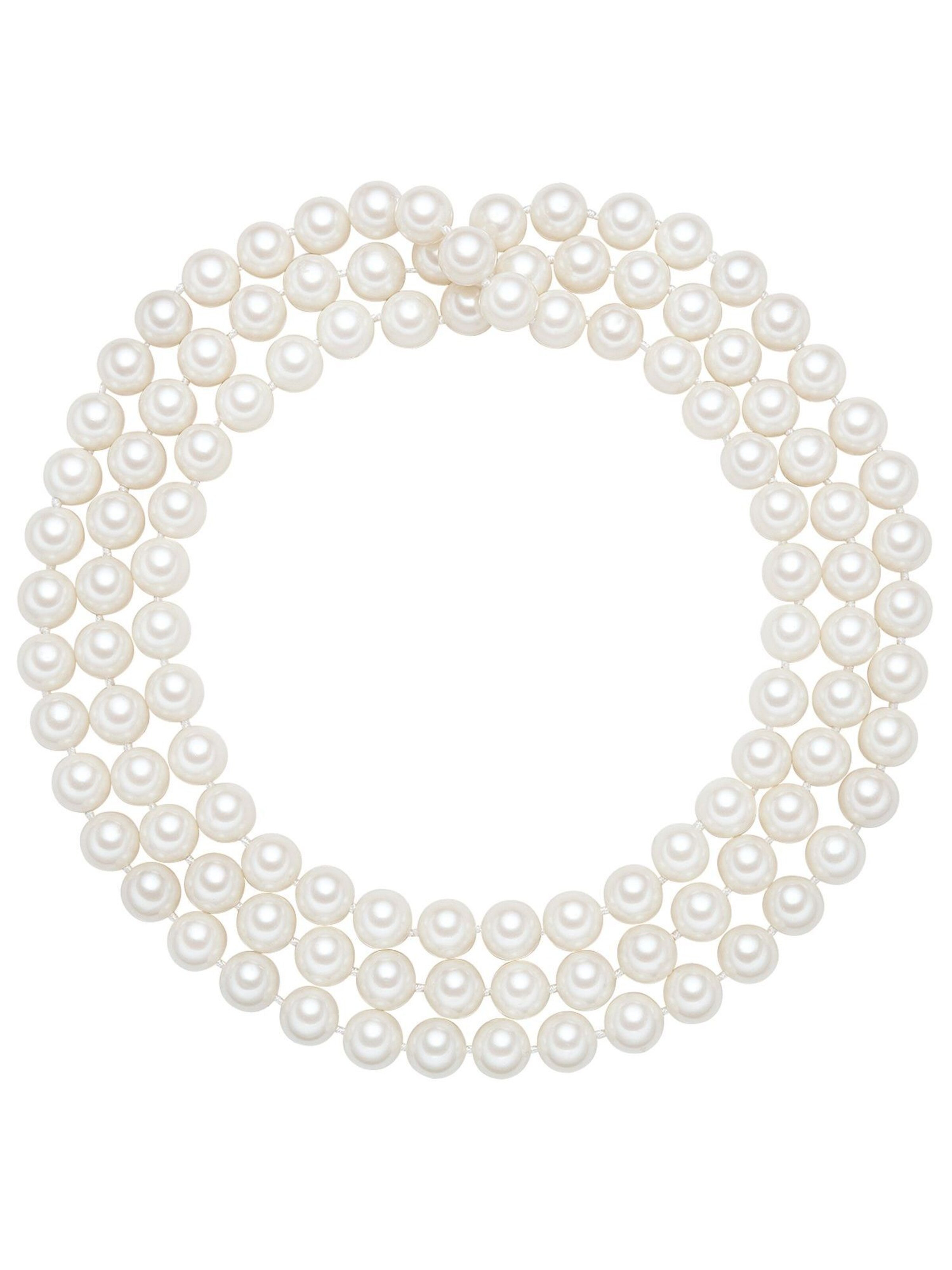 Collana di Lulu & Jane in bianco: frontale