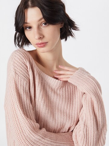 Missguided Sweter w kolorze różowy