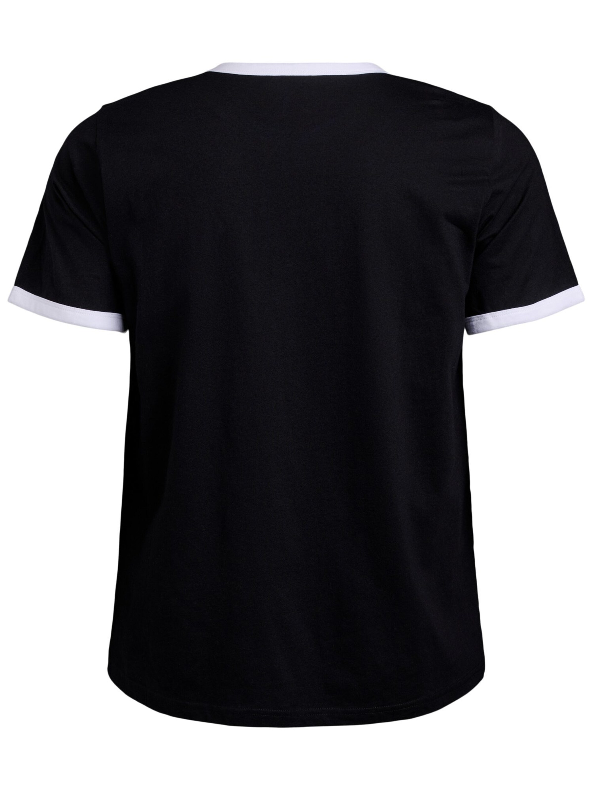 Zizzi Majica | črna barva