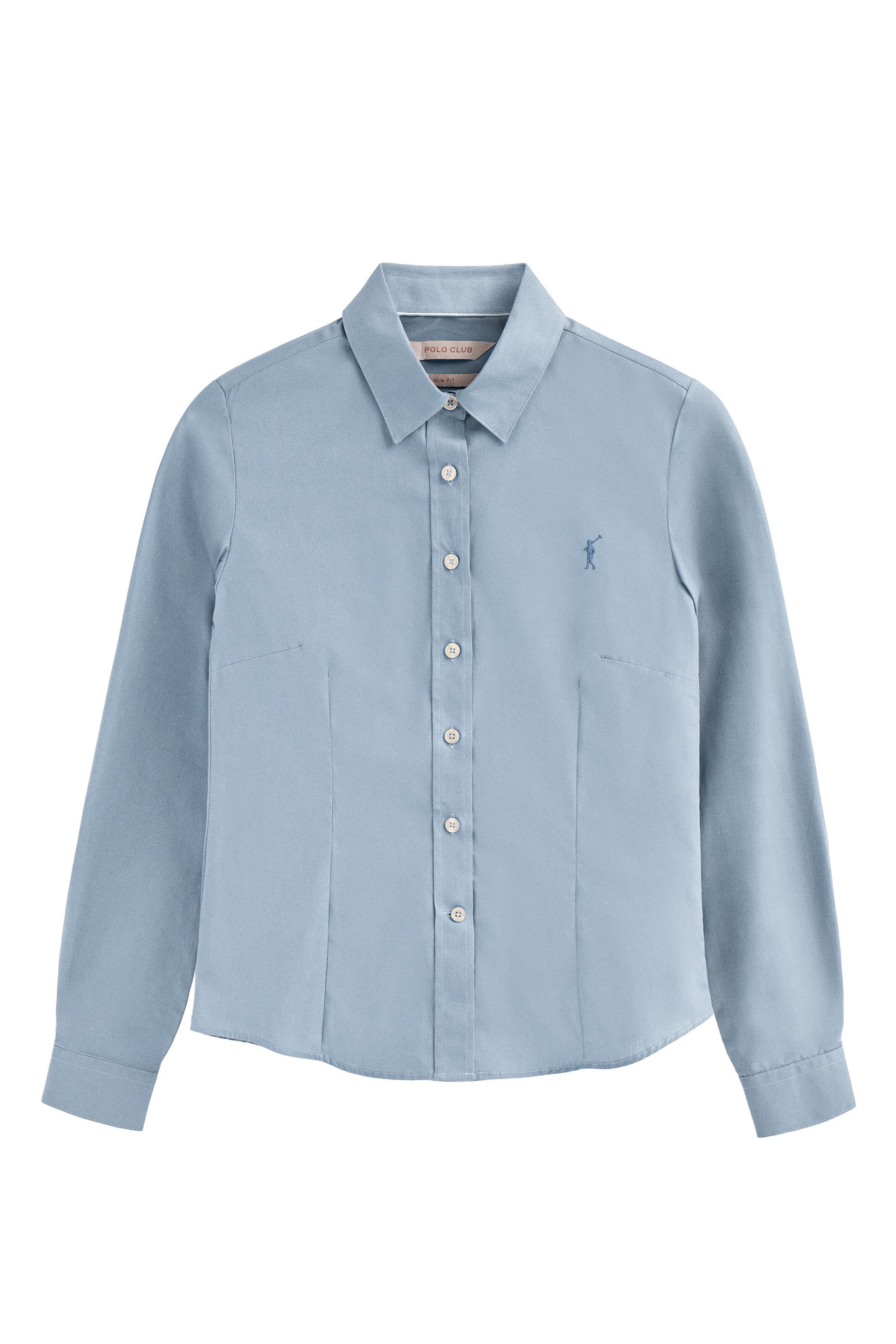Polo Club Bluse in Blau: Vorderseite