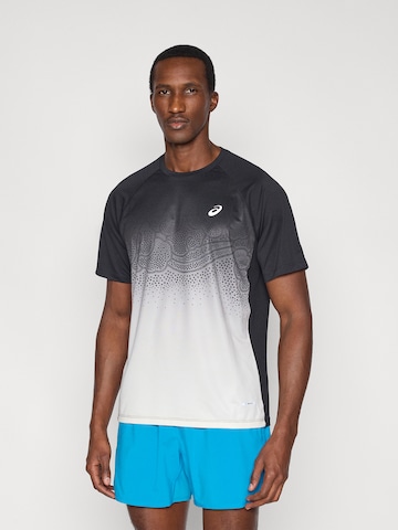 ASICS Funktionsshirt 'ROAD' in Schwarz: Vorderseite