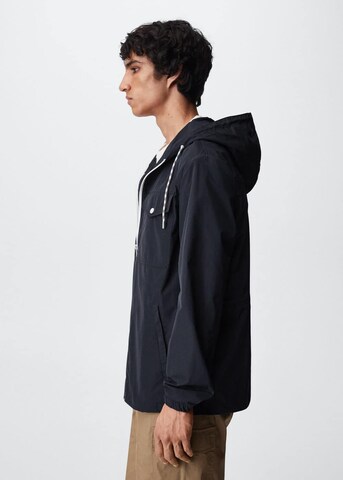 MANGO MAN Between-Season Jacket 'Costa' in Black