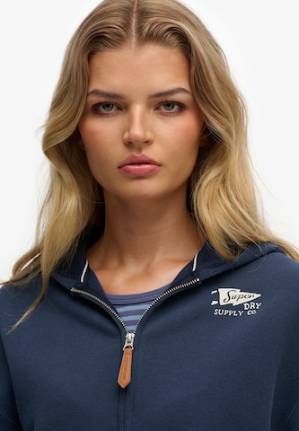 Superdry & Co Zip-Up Hoodie in Blue