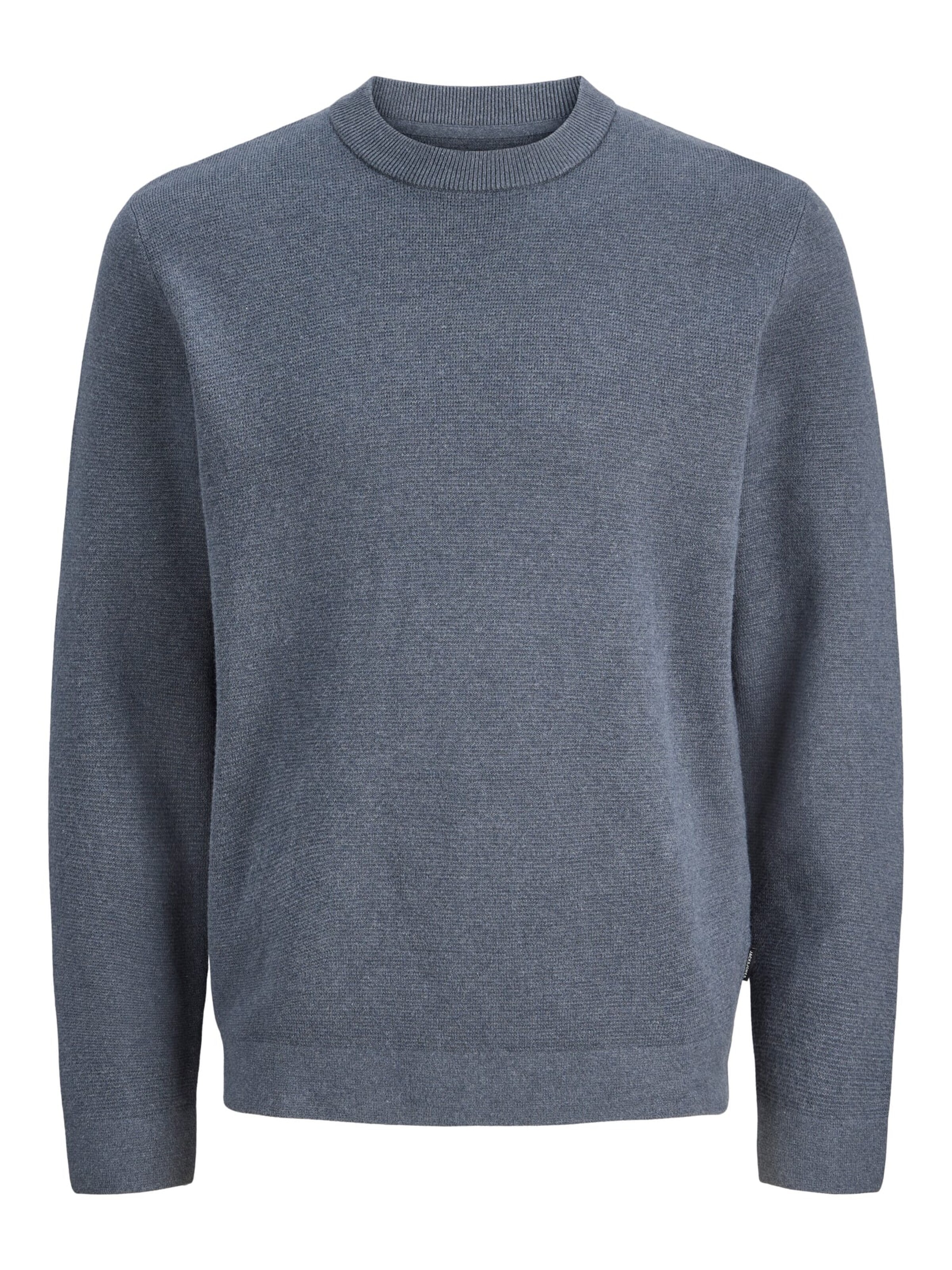 JACK & JONES Sweater 'Blamilano' in Blue: front