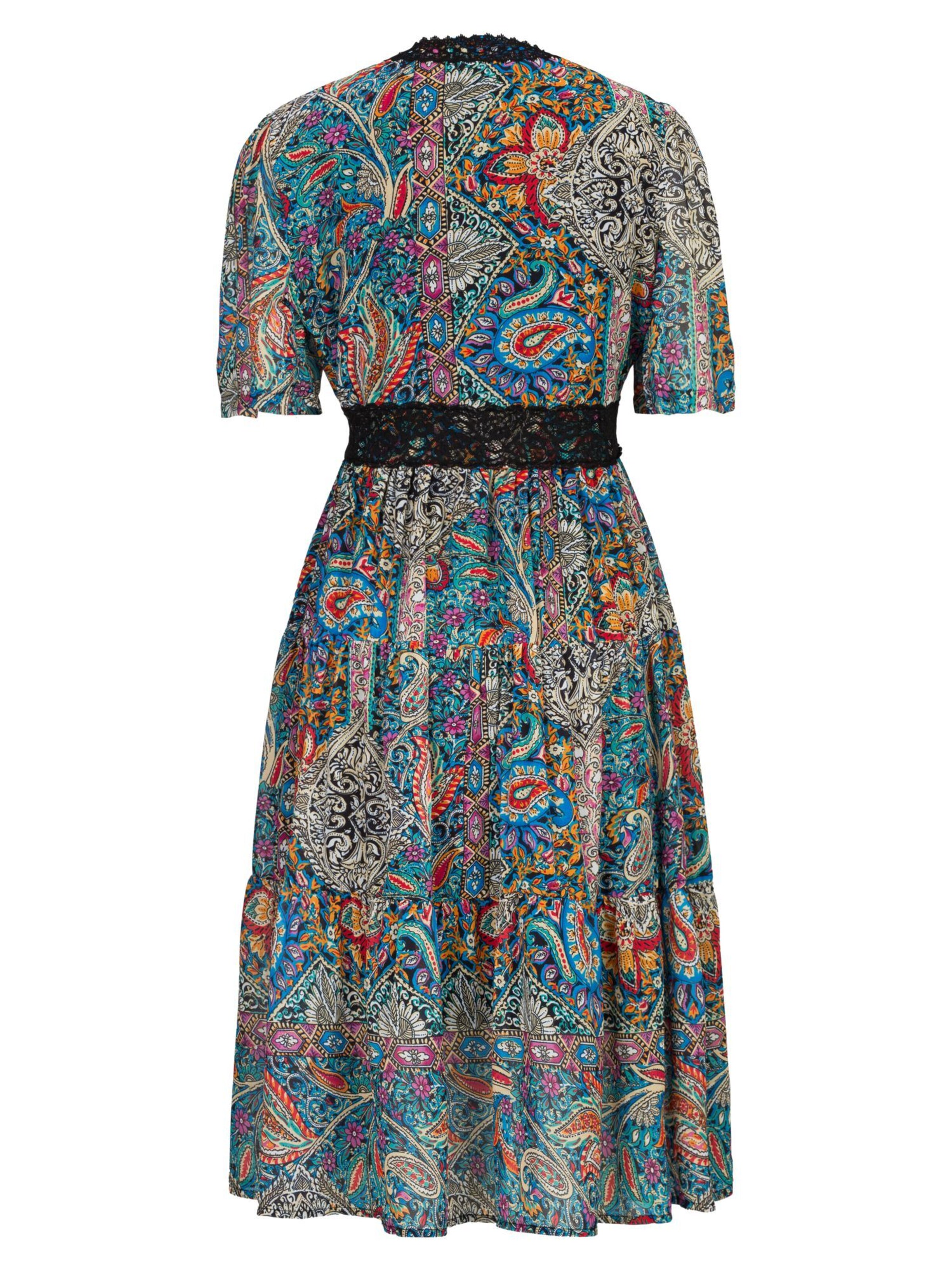 Robe d’été 'Yasmina' Dine'n'Dance en mélange de couleurs