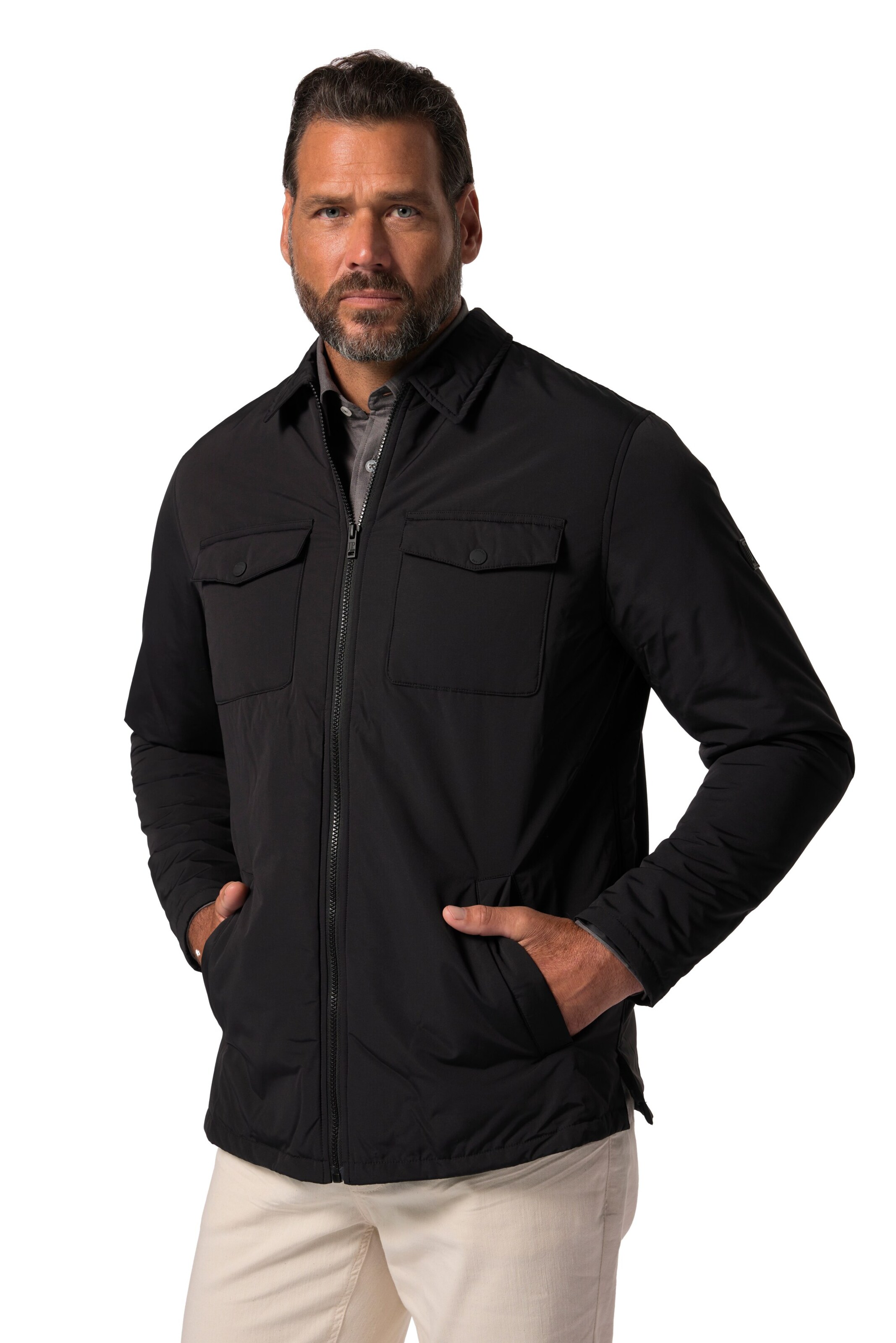 JP1880 Between-season jacket in Black