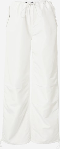 NEON & NYLON Loosefit Broek 'SERENITY' in Wit: voorkant