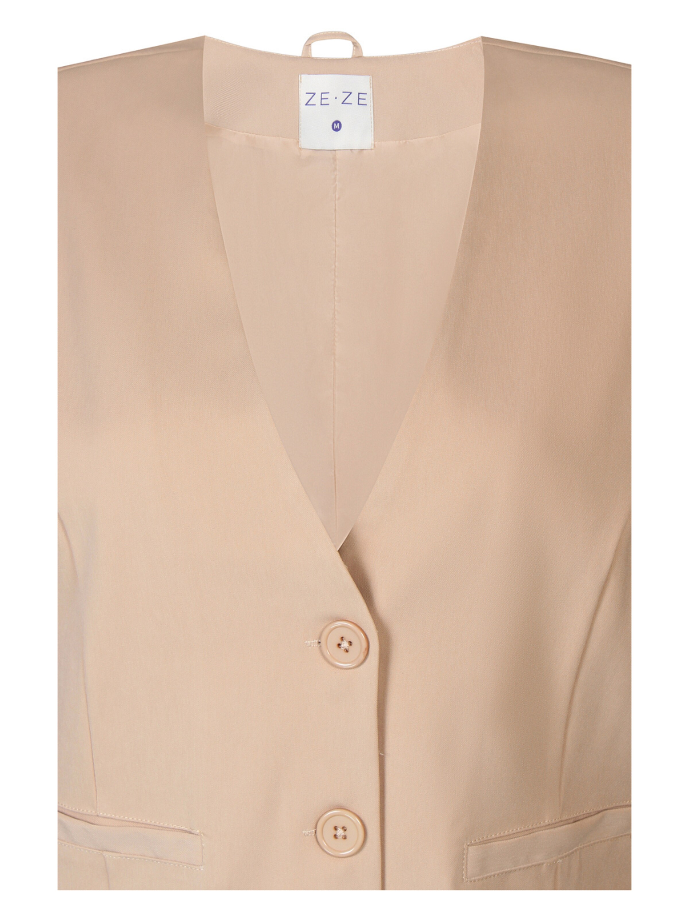 ze-ze Gilet 'Wida 716' in Beige