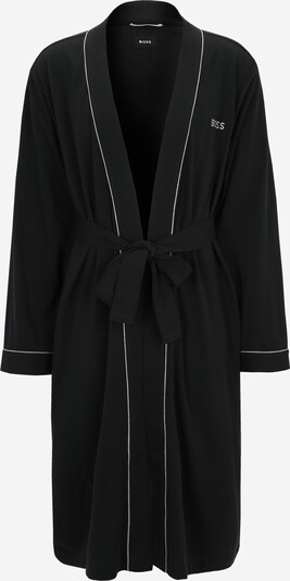 BOSS Peignoir long 'Kimono' en noir / blanc, Vue avec produit