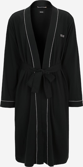 BOSS Orange Peignoir long 'Kimono' en noir / blanc, Vue avec produit