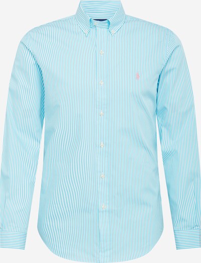 POLO RALPH LAUREN Overhemd in de kleur Lichtblauw / Rosa / Wit, Productweergave