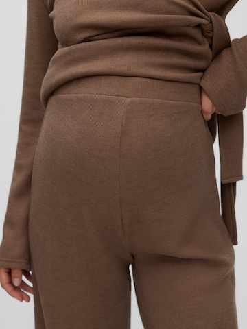 MAMALICIOUS Wide leg Byxa 'MLHarriet' i brun